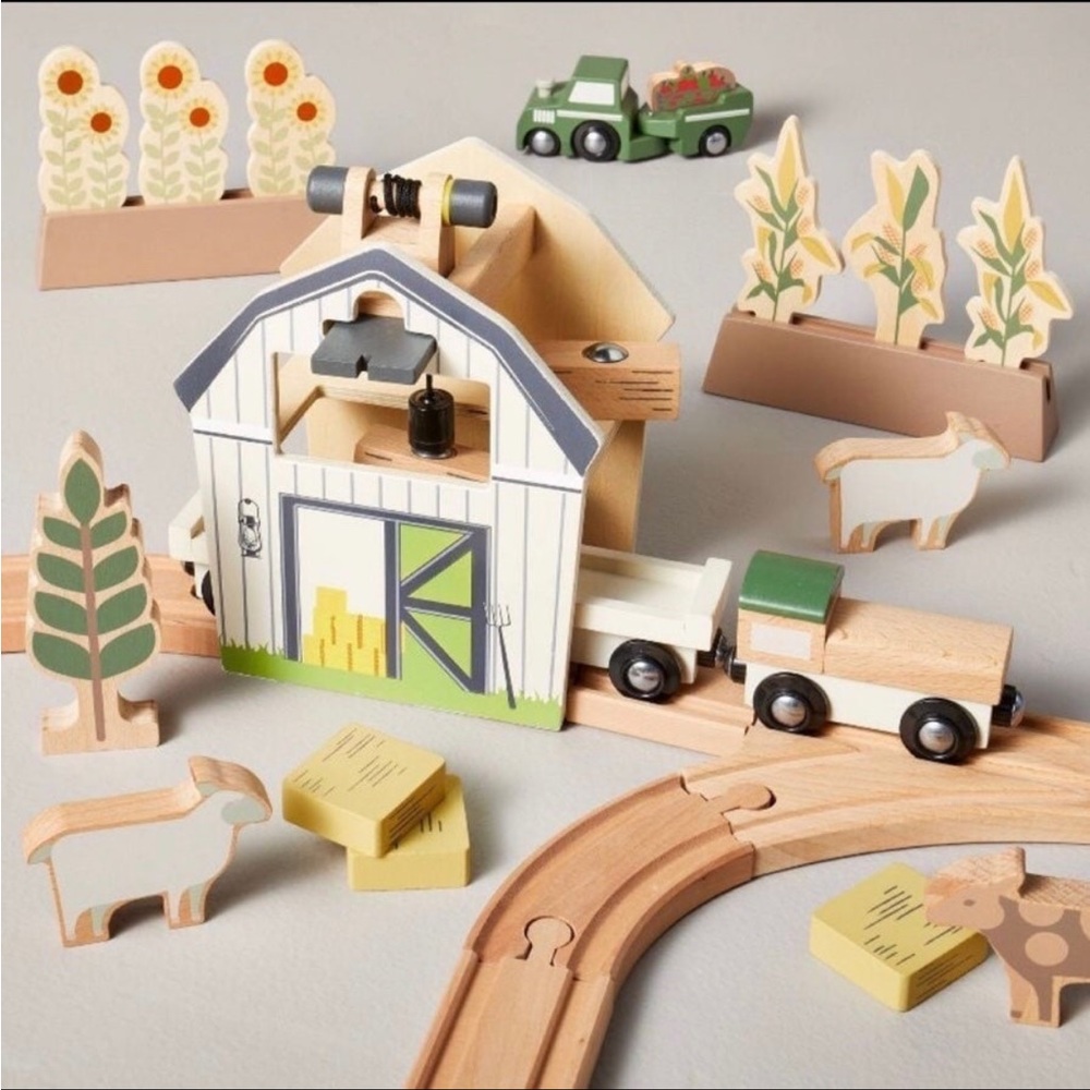 Toy Train Track Set 84pc - Hearth & Hand with Magnolia - Picture 3 of 3